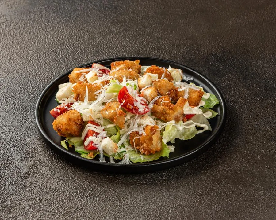 Салат  Цезарь с креветкой